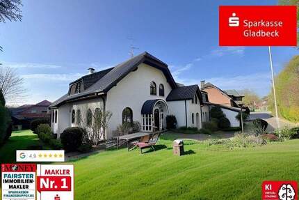 Repräsentatives Einfamilienhaus mit Einliegerhaus in begehrter Waldrandlage von Gladbeck!