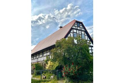 Großes Fachwerkhaus, Scheune, großer Garten - Grimma