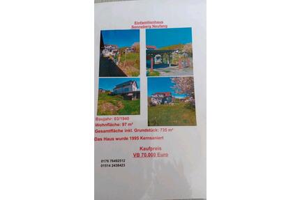 Haus zu verkaufen ohne Provision - Sonneberg