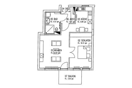 2-Zimmer Seniorenwohnung mit Balkon Seniorenresidenz Lilienpalais - Darmstadt