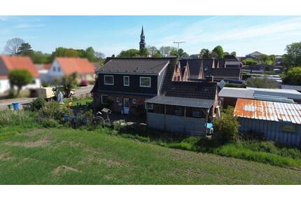 Neuer Preis! Wohnen in Eidernähe! Massiv gebautes EFH mit Blick auf die Marschlandschaft - Lunden