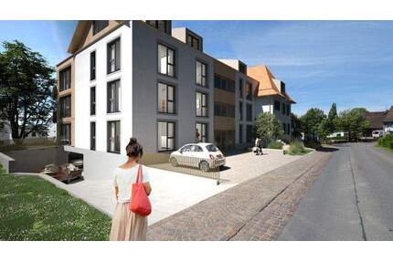 Teilseesicht - Neubau - 2-Zimmer-ETW - Energie A+ großer Südbalkon - barrierefrei - Gaienhofen