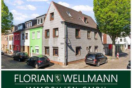 Bremen - Überseestadt | Charmantes Wohnhaus mit Kaminofen, Balkon und ausgebautem Dachgeschoss