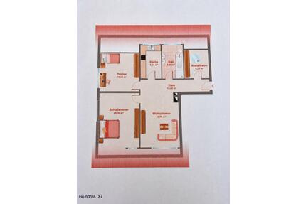 3-Zimmer-Wohnung ca. 96 m² mit Küche & Stellplatz in Herrischried - Rickenbach