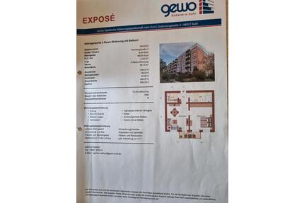 2-Raumwohnung im Haus für ältere Personen in Suhl Nord