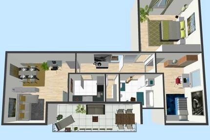 3-Raum-Wohnung mit Dachterrasse (weitere Wohnungen verfügbar) - Zella-Mehlis