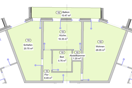 Wohnung zum Mieten in Lampertheim 925,00 € 85 m²