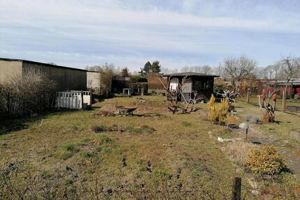 Kleingarten in einer Kleingartenanlage in Drebkau