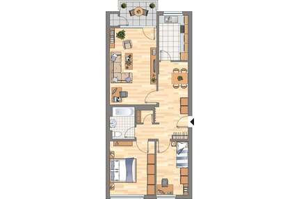 Wohnung zum Mieten in Bochum 639,00 € 79.09 m²