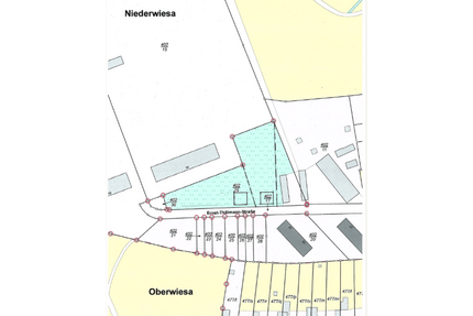 Bauen in Niederwiesa - 99.500,00&nbsp;EUR Kaufpreis, ca.&nbsp; 1.400,00&nbsp;m&sup2; in Niederwiesa (PLZ: 09577)