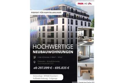 Solardomizil V - quadratisch, sonnig, gut - Chemnitz Schloßchemnitz