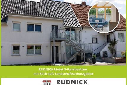 RUDNICK bietet 3-Familienhaus mit Blick aufs Landschaftsschutzgebiet - Wunstorf Großenheidorn