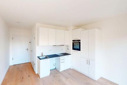 Zeitgemäßes 1-Zimmer-Apartment mit Schlafnische und EBK im Neubau - Düsseldorf Stadtbezirk 3