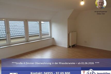 ***Wohnung mit viel Platz in Rhauderfehn***
