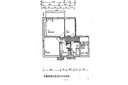 Sonsbeck-Mitte, 3 Zi. OG-Whg. ca. 75 m³ mit Balkon u. PKW St.Pl