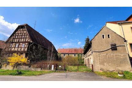 Denkmalgeschützter Dreiseitenhof mit Umgebindehaus & großem Garten - Borna Wyhra