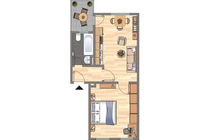 Wohnung zum Mieten in Dortmund 379,00 € 35.09 m²