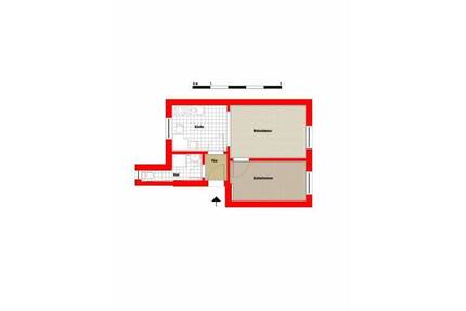 Preiswerte kleine 2-Zimmerwohnung - Aschersleben