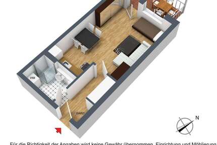 Wohnung zum Mieten in Kiel 590,00 € 39.59 m²
