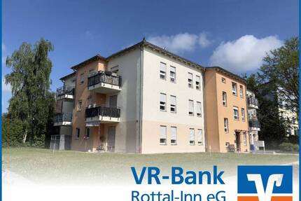 Zentrale, moderne 2-Zimmer-Wohnung mit Balkon und Tiefgarage - komfortabel Wohnen im Alter - Gangkofen
