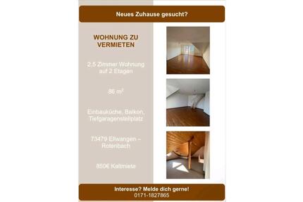 Wohnung siehe Bilder - 860,00&nbsp;EUR Kaltmiete, ca.&nbsp; 86,00&nbsp;m&sup2; in Ellwangen (Jagst) (PLZ: 73479)