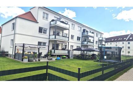 Wohnung mit Rasen, 82 m² - Garten 150 m² - Keller 20m² - Magdeburg Barleber See