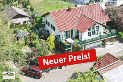 Neuer Preis: Wohnensemble mit Einfamilienhaus, vermieteter ELW & Gästehaus - Großheubach