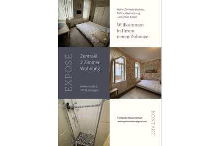 2-Zimmer Erdgeschosswohnung in Esslinger Innenstadt - Esslingen am Neckar