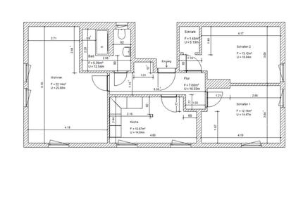 3-Raum-DG-Wohnung (ca. 72,5m²) | 0€ Kaution | Frei ab sofort! - Südliches Anhalt