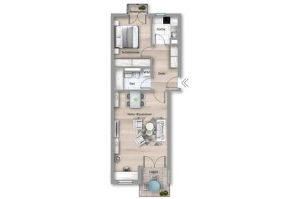 2‑Zimmer‑Wohnung in Markt Schwaben – günstig durch Erbpacht
