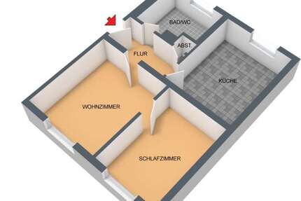 Wohnung zum Mieten in Düsseldorf 648,00 € 51.21 m²