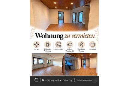 3-Zimmer-Wohnung mit Einbauküche – 94 m², ab sofort verfügbar - Bad Saulgau