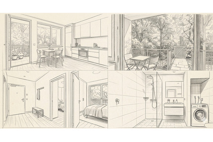 ✅ Jetzt Vormerken! Neue 2-ZKB, EBK, Hund OK, Garage, Begrünung .. - Braunschweig Broitzem