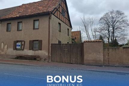 Schönes Grundstück * sanierungsbedürftige entkernte Bausubstanz + Scheune * 06493 Ballenstedt-Rieder