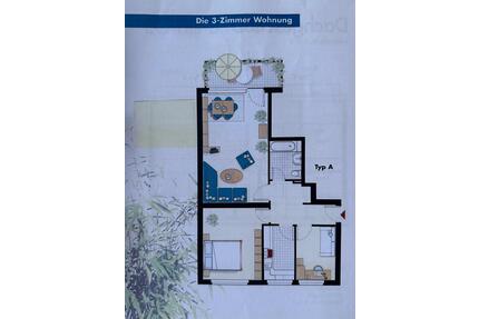 Provisionsfrei! Helle 3-Zi.-Wohnung in Ratingen-Mitte mit Balkon