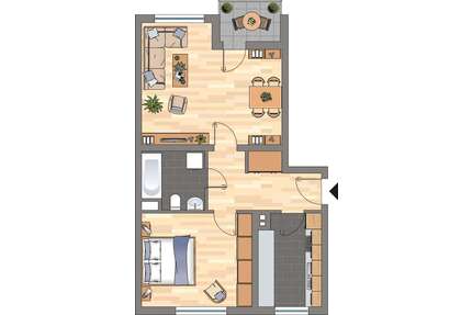 Wohnung zum Mieten in Neustadt an der Weinstraße 439,00 € 45.61 m²