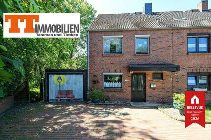TT: Wohnen, wo die Natur Zuhause ist - Traumhaftes Reihenendhaus direkt am Wasser! - Wilhelmshaven / Aldenburg