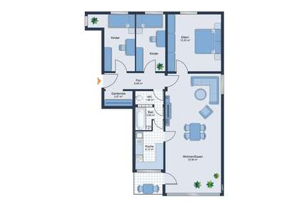 Wohnung zum Kaufen in Heilbronn 249.000,00 € 93 m²