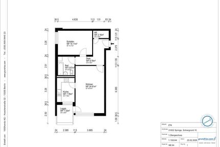 Neu sanierte 2-Zi-Wohnung Springe | Balkon | EBK | neues Bad