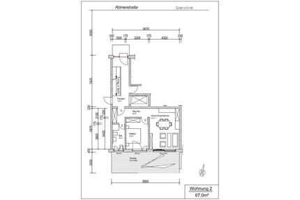 Neubau - Hochwertige 2-Zimmerwohnung mit Garten - Medlingen