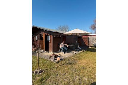 Garten mit Holzlaube , Pachtgarten - Werdau