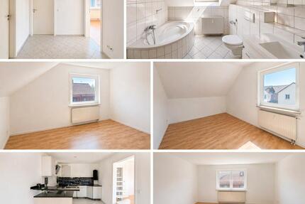 Maisonette-DG | 2 Zi. + Studio | Südwest-Balkon | renoviert 2026 - Urbach