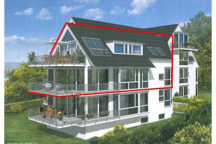 8 GARAGEN Plätze ! Exklusive Maisonettewohnung mit TRAUM-Aussicht PROVISIONSFREI - Stuttgart Vaihingen