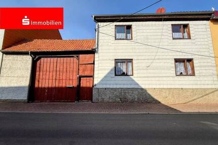Charmanter Seitenhof mit großem Grundstück und viel Gestaltungspotenzial! - Mühlhausen Görmar
