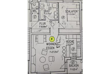 2 - Zimmer Wohnung - 820,00&nbsp;EUR Kaltmiete, ca.&nbsp; 68,00&nbsp;m&sup2; in Biberach an der Riß (PLZ: 88400)