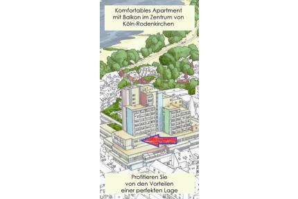 Komfortables Apartment mit Balkon im Zentrum von Rodenkirchen Profitieren Sie von den Vorteilen einer perfekten Lage - Köln