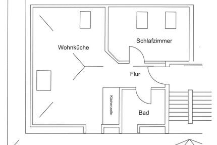 2-Raum-Wohnung DG in Ortrand - 469,00&nbsp;EUR Kaltmiete, ca.&nbsp; 50,00&nbsp;m&sup2; in Ortrand (PLZ: 01990)