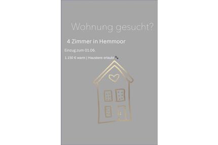 Nachmieter4-Zi. DG-Whg Hemmoor | Feldblick | 1.06. | Haustiere ok