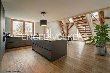 Erstbezug auf historischem Gutshof – außergewöhnliche 4-Zimmer-Galeriewohnung - Karlsfeld