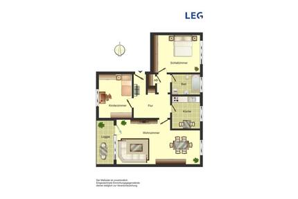 3-Zimmer-Wohnung in Bergkamen City